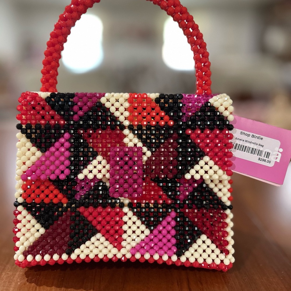 Colorful Beaded Handbag